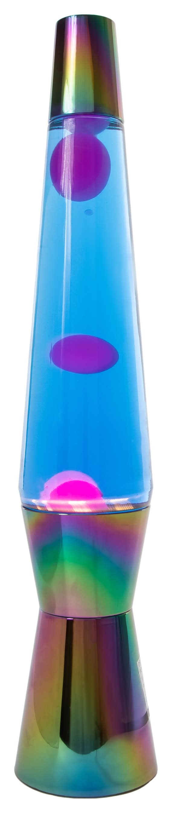 Chrome Groovy Lamp Purple wax