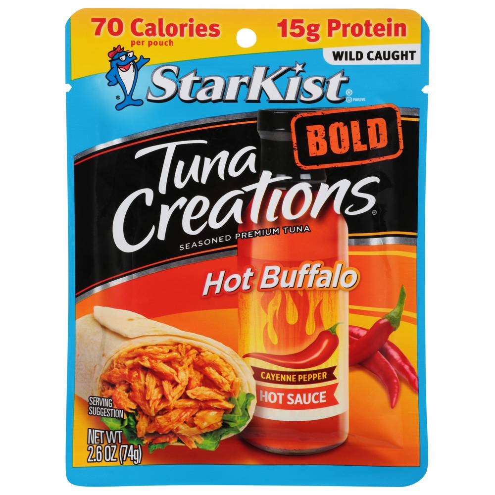 StarKist Premium Seasoned Tuna Creations Bold Hot Buffalo Style (2.6 oz)