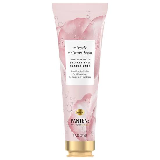 Pantene Rose Water Nutrient Blends Miracle Moisture Boost Conditioner