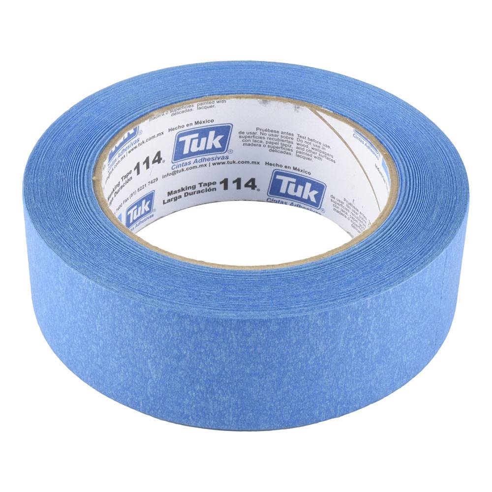 Tuk masking tape de larga duración 114 azul (1 pieza)