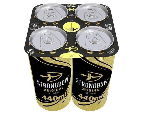 Strongbow Original Cider 4 x 440ml Cans