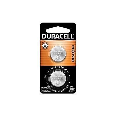 Duracell 2025 Lithium Battery, 2/Pack (DL2025B2PK)