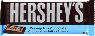 Hershey's Creamy Milk Chocolate Candy Bar (45 g)