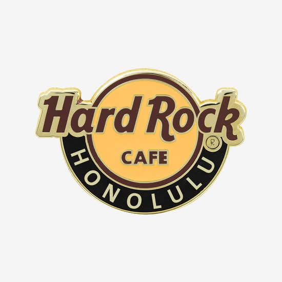 Hard Rock Honolulu Logo Pin