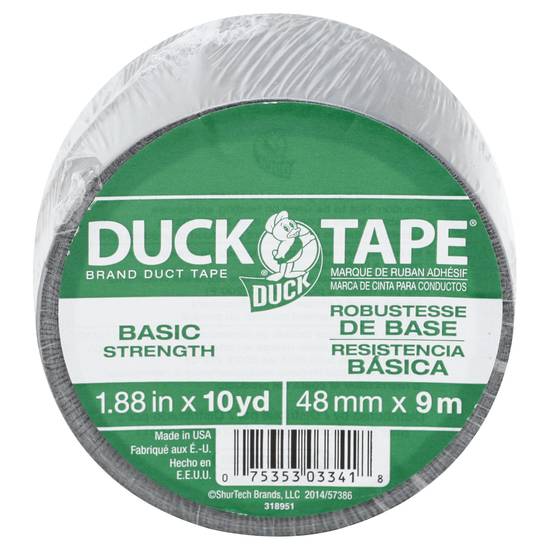 Duck Basic Strength Duct Tape ( 1.88 in x 10 yd)
