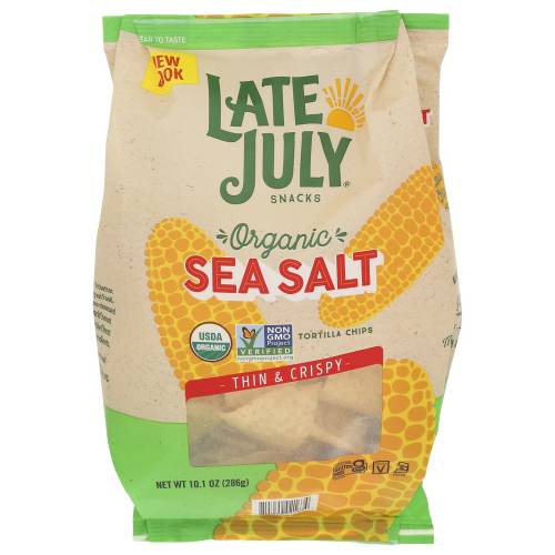Late July Organic Sea Salt Thin & Crispy Tortilla Chips