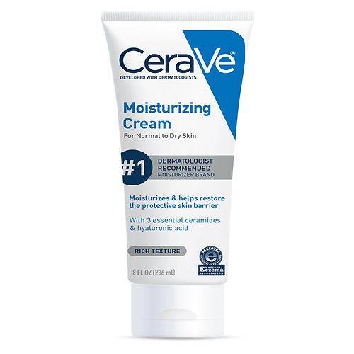 CeraVe Face and Body Moisturizing Cream for Normal to Dry Skin with Hyaluronic Acid - 8.0 fl oz
