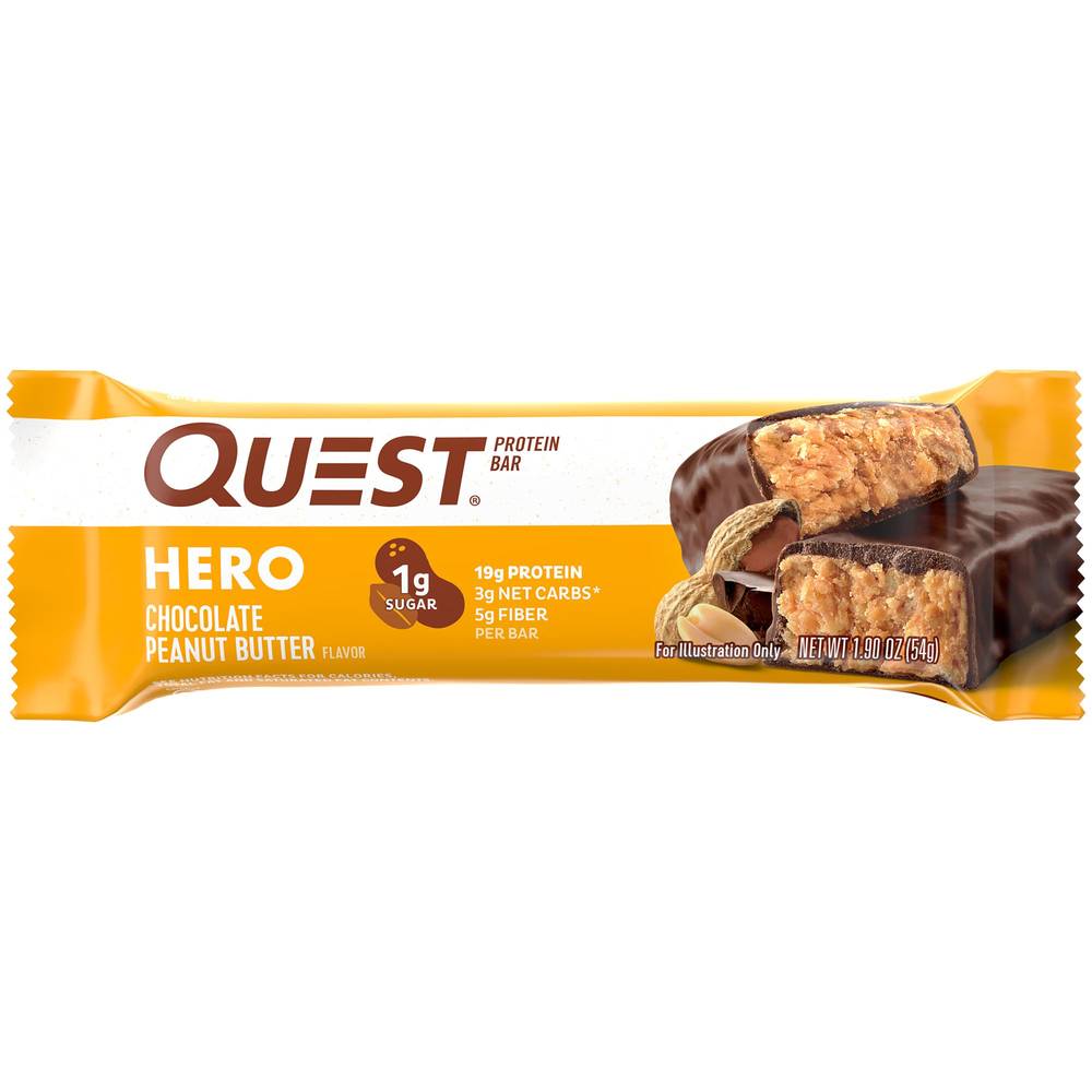 Quest Hero Protein Bar (chocolate peanut butter)