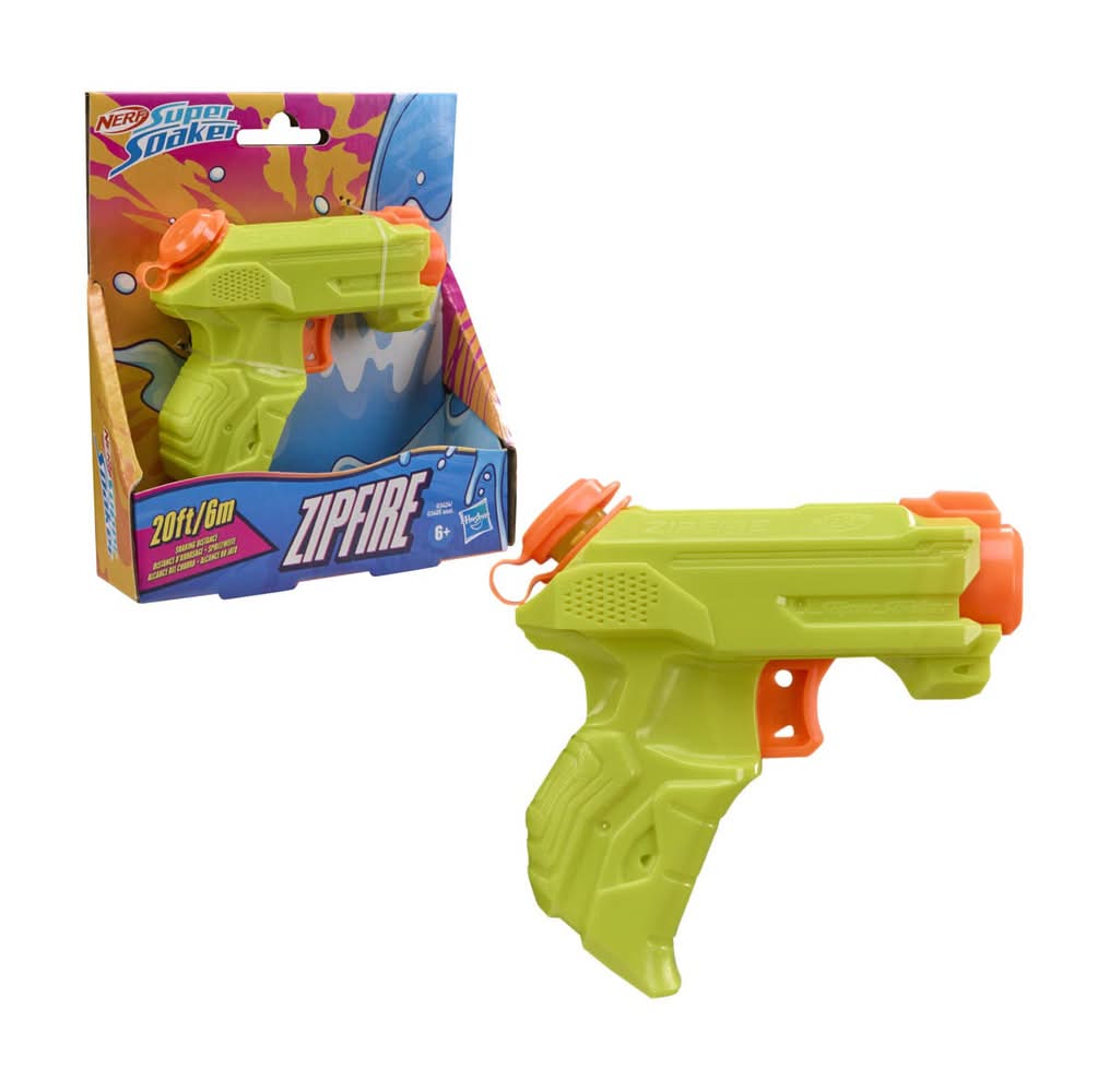 Nerf Super Soaker Zipfire Water Blaster 3 Assorted Colors