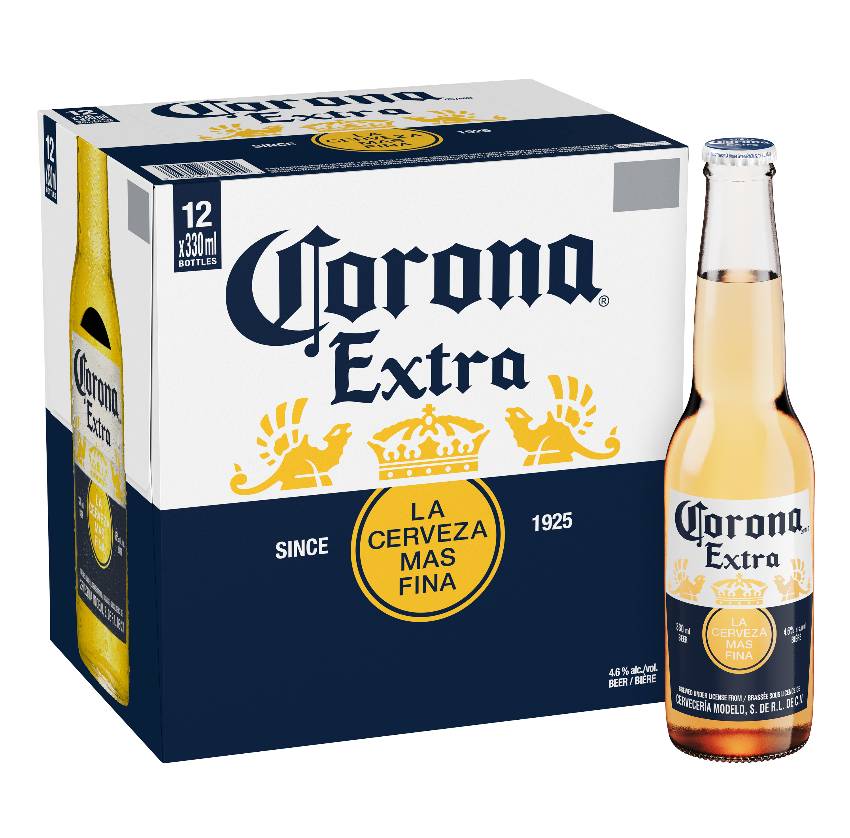 Corona  (12 Bottles, 330ml)