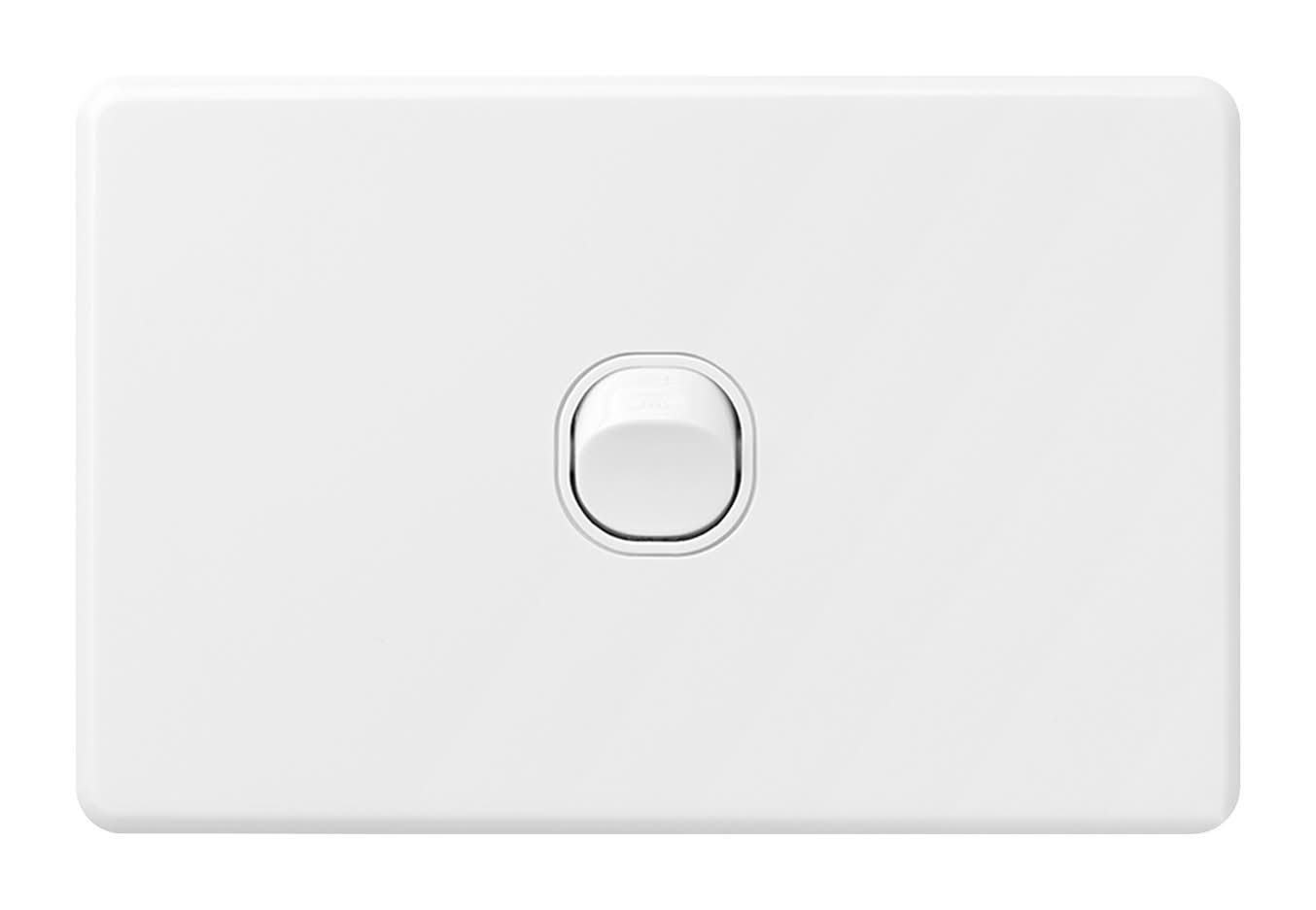 DETA X6 White 1 Gang Single Switch