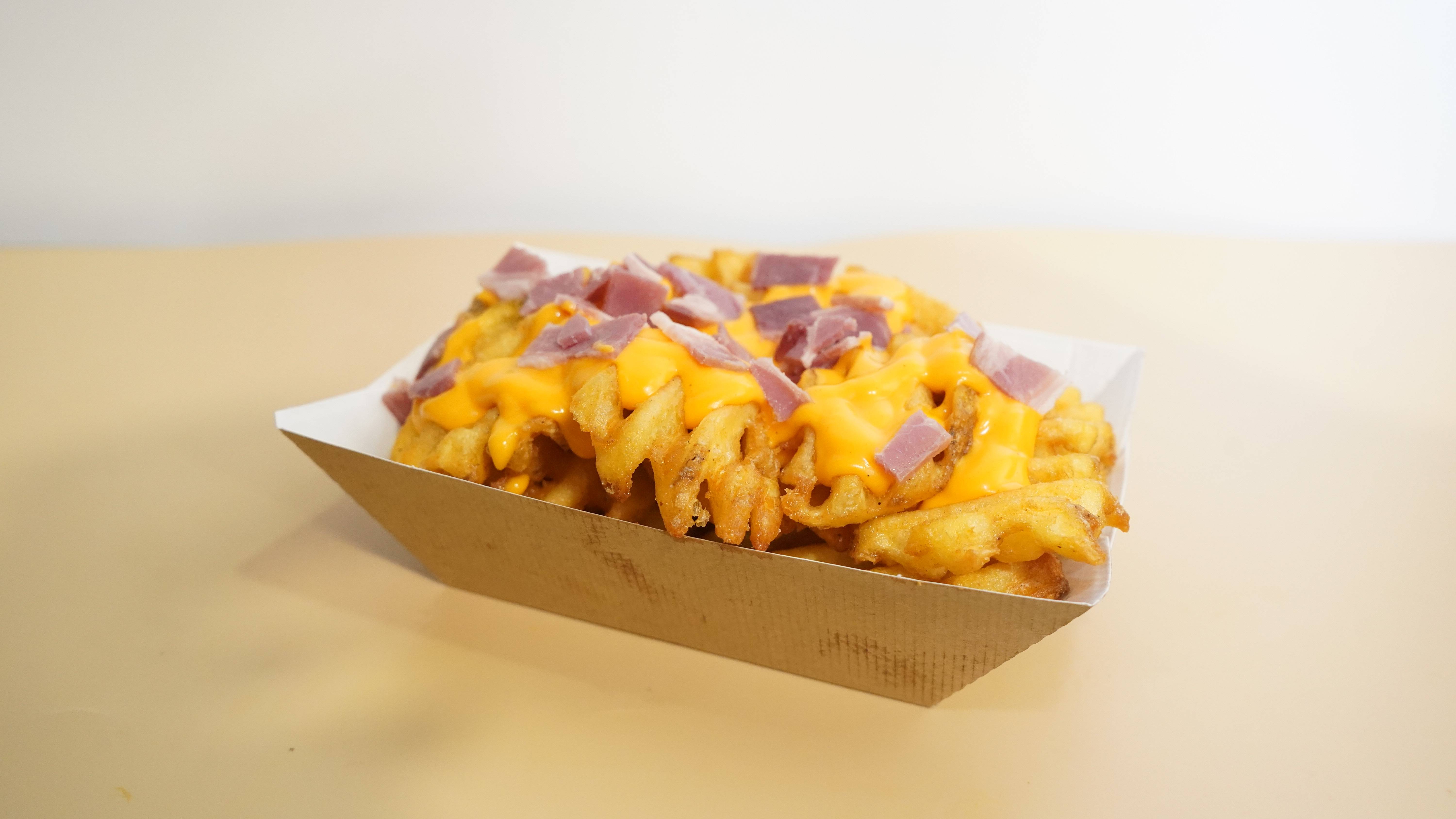 Frite Gaufre Cheddar Bacon 🍟🔥🥓