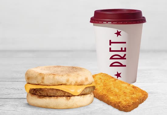 English Muffin Sausage & Cheddar Combo