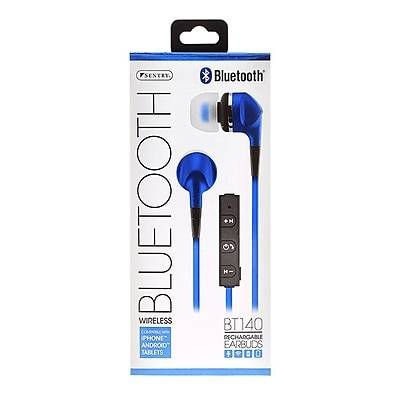 Sentry Bluetooth Earbud With Microphone (Blue)