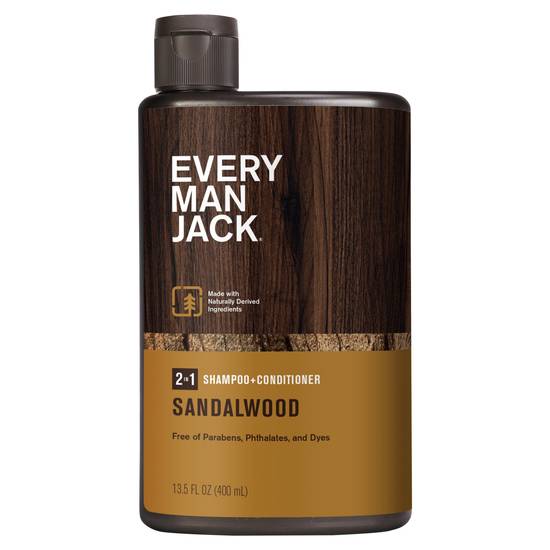 Every Man Jack Sandalwood Shampoo & Conditioner