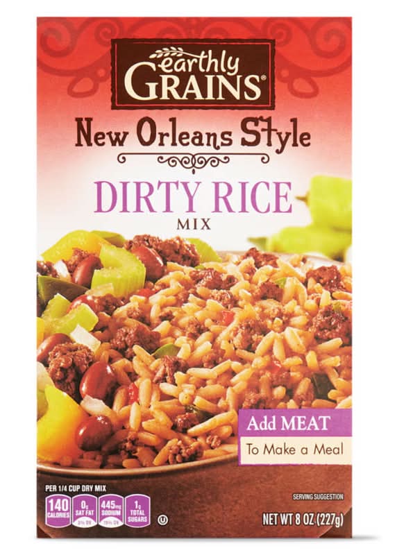 Earthly Grains Dirty Rice Mix, New Orleans Style (8 oz)