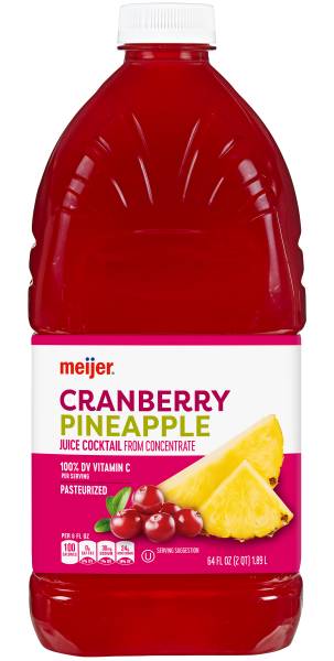 Meijer Cranberry Pineapple Juice Cocktail (64 oz)