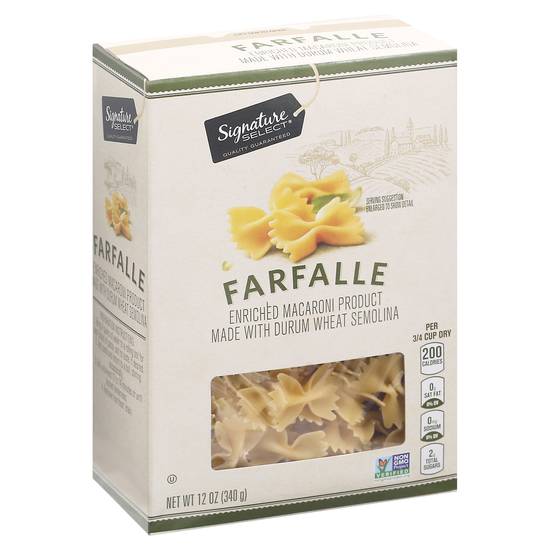 Signature Select Farfalle Pasta Made With Semolina (12 oz)