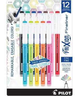 Pilot Frixion Fineliner Markers