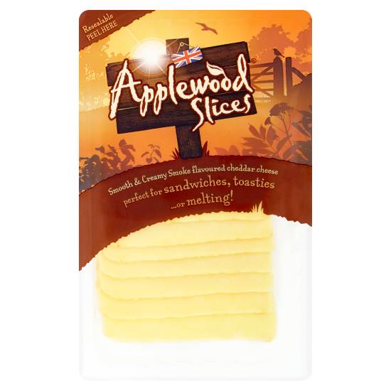 Applewood Cheddar Cheese Slices (160g)