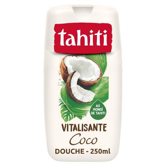 Gel douche tahiti au monoï 100% naturel coco vitalisante - 250ml