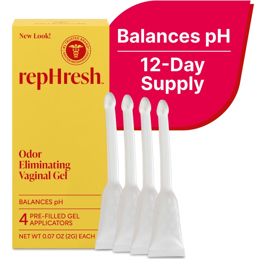 RepHresh Odor Eliminating Vaginal Gel (0.07 oz, 4 ct)