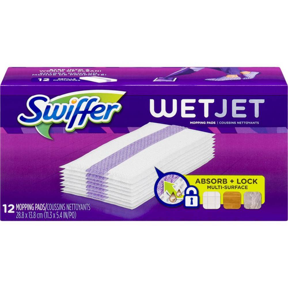 Swiffer Wetjet Pad Refill, 12