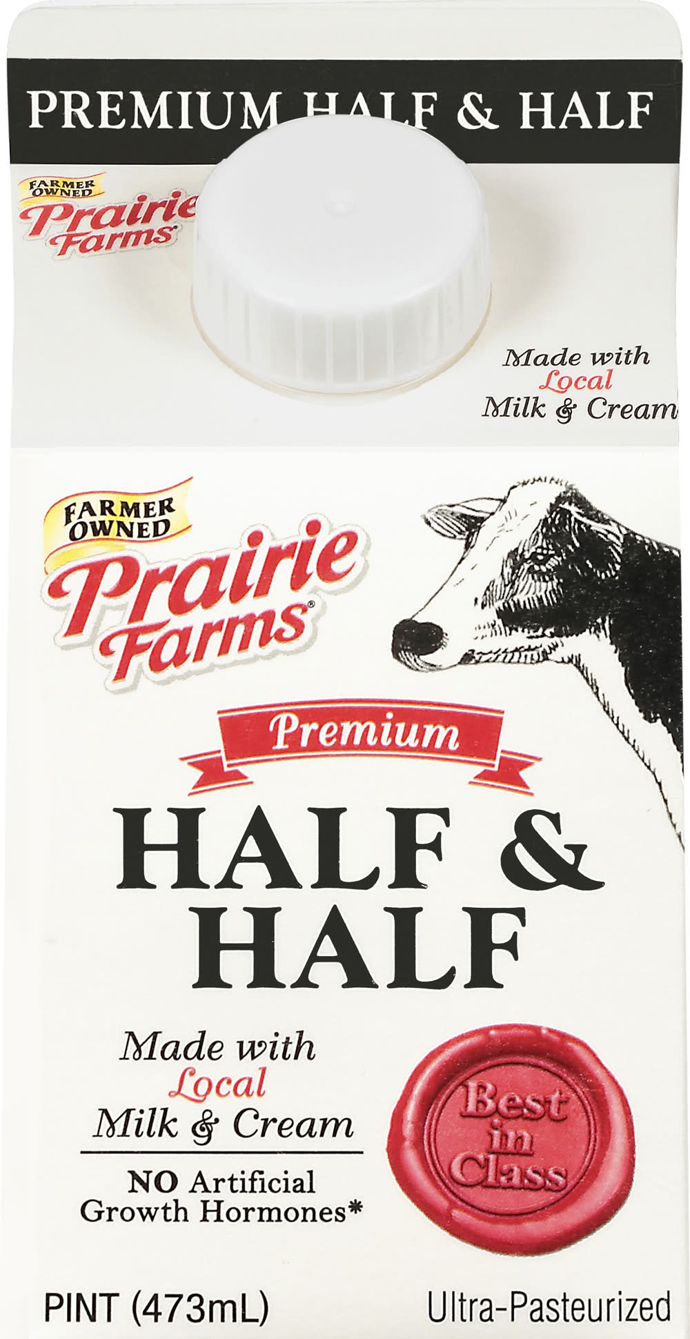 Prairie Farms Premium Half & Half Made With Local Milk & Cream (1 pint)