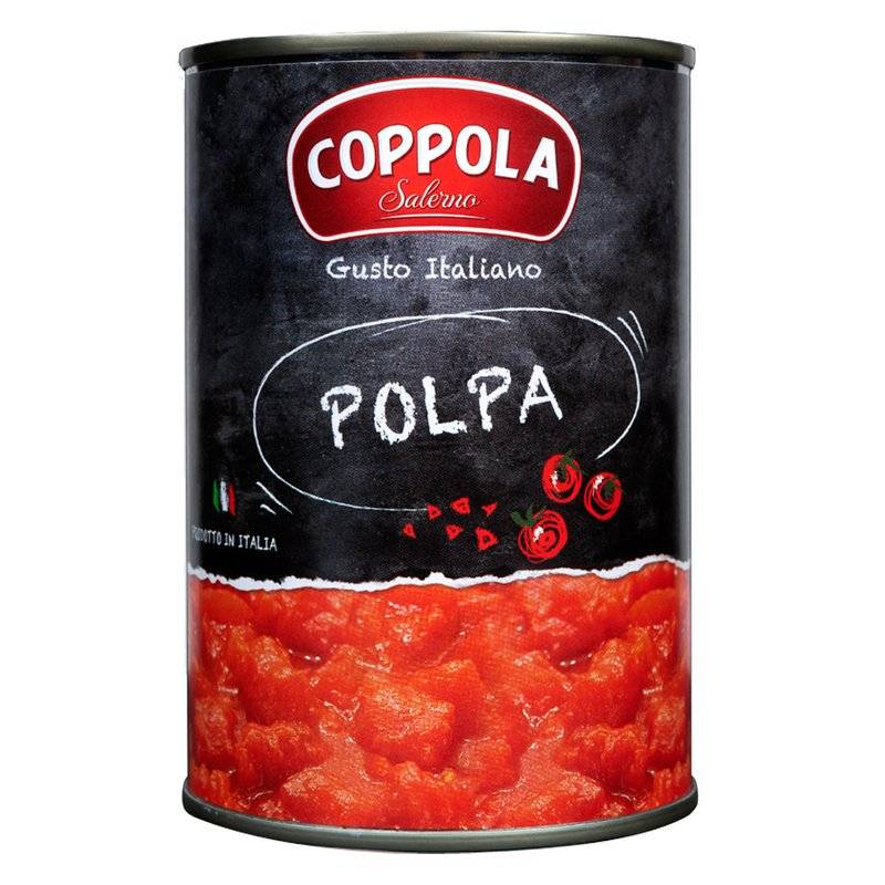 義大利Coppola柯波拉 切丁番茄 400g <400g克 x 1 x 1Can罐> @14#5060323900017