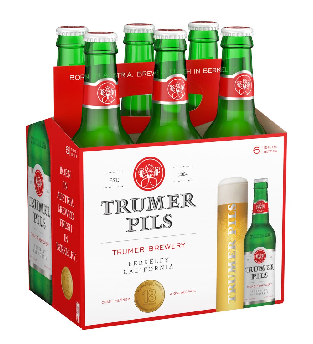 Trumer Pils Calilfornia Pilsner Beer (6 x 12 fl oz)