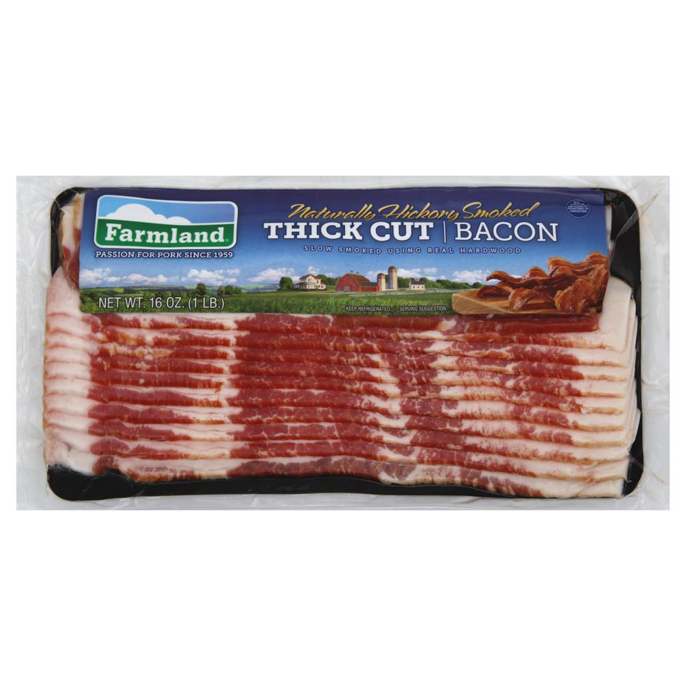 Farmland Naturally Hickory Smoked Thick Cut Bacon (1 lbs)