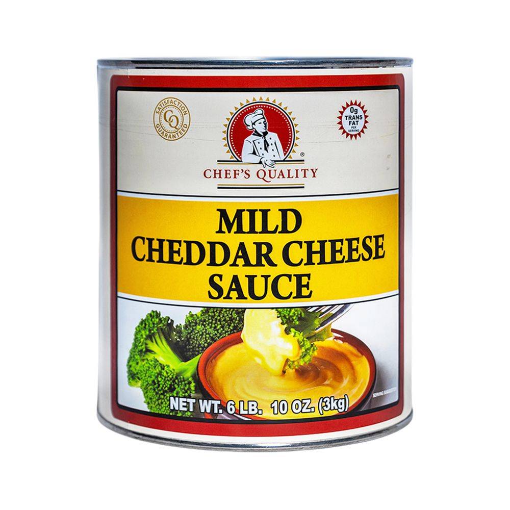 Chef's Quality - Mild Cheddar Cheese Sauce - #10 cans (Case of 6)