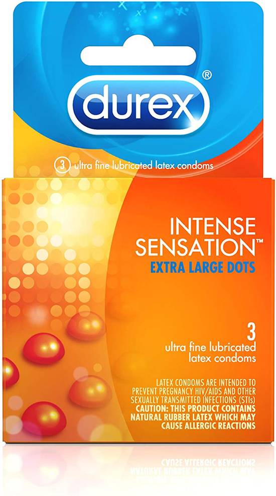DUREX Intense Sensation 1 PACK (3X)