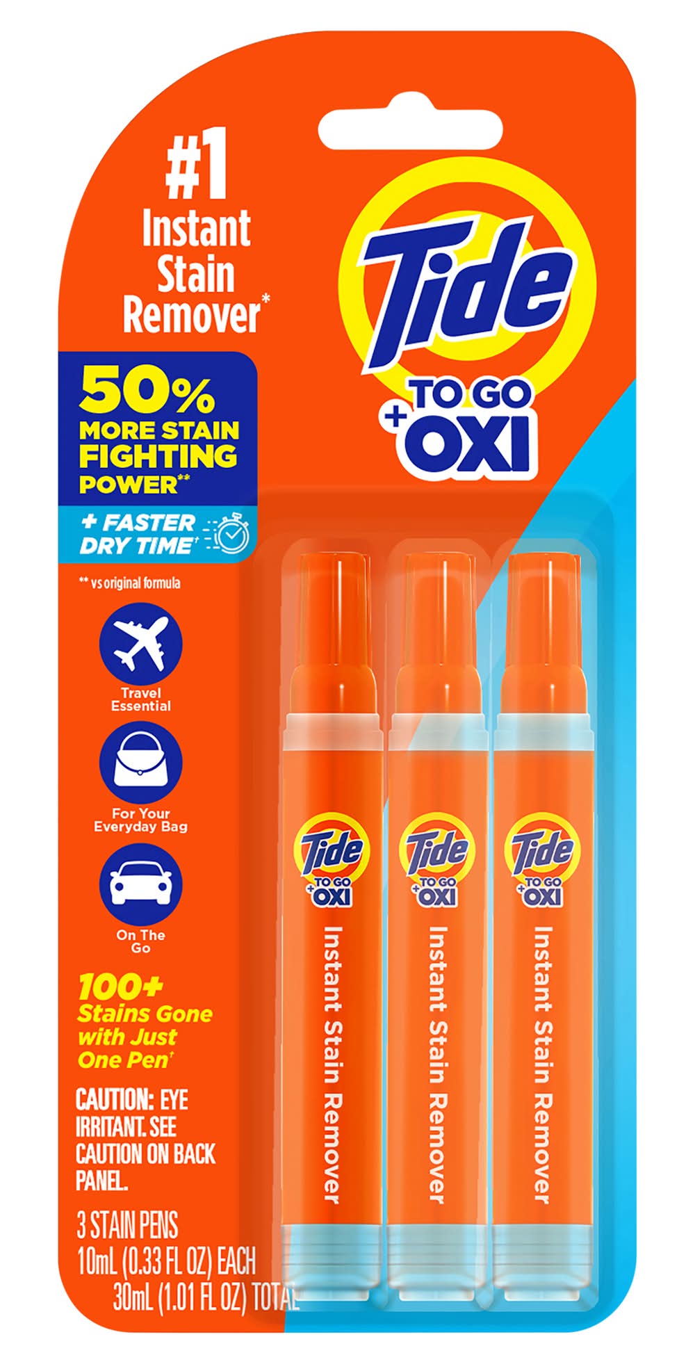 Tide To Go Instant Stain Remover Pen (3 x 10 ml)