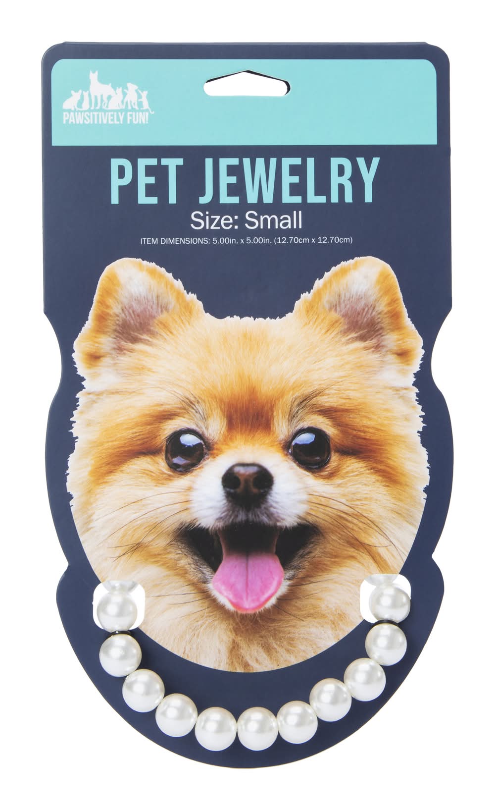 Pearl Pet Jewelry 14in White