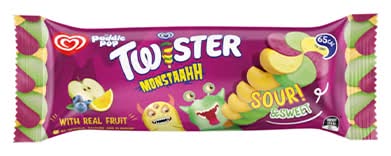 Paddle Pop Twister Monstaahh Ice Cream 70Ml