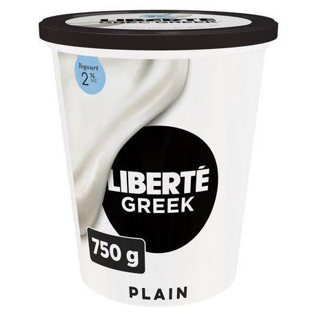 Liberté liberté yogourt grec 2%mg nature (750 g) - plain greek yogurt 2% (750 g)