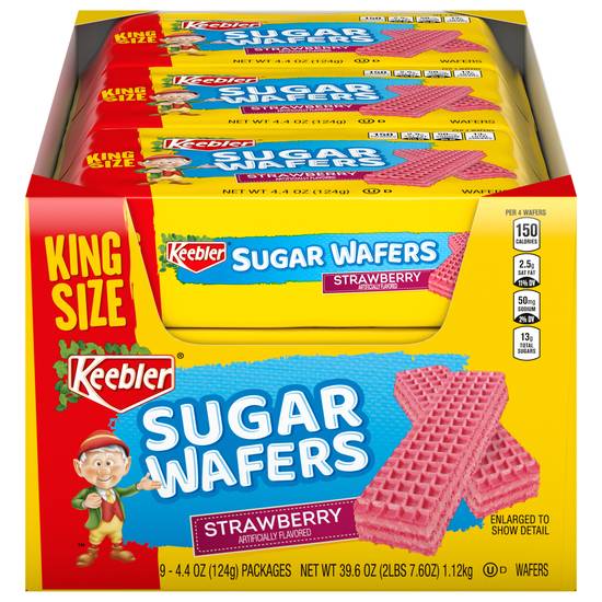 Keebler Sugar Wafers (king /strawberry)