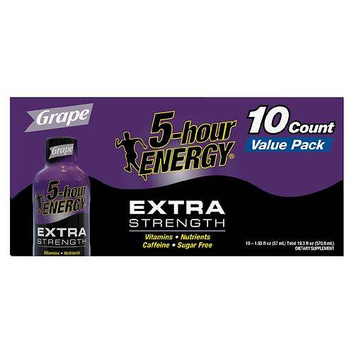 5-Hour ENERGY Extra Strength Shot - 1.93 fl oz x 10 pack