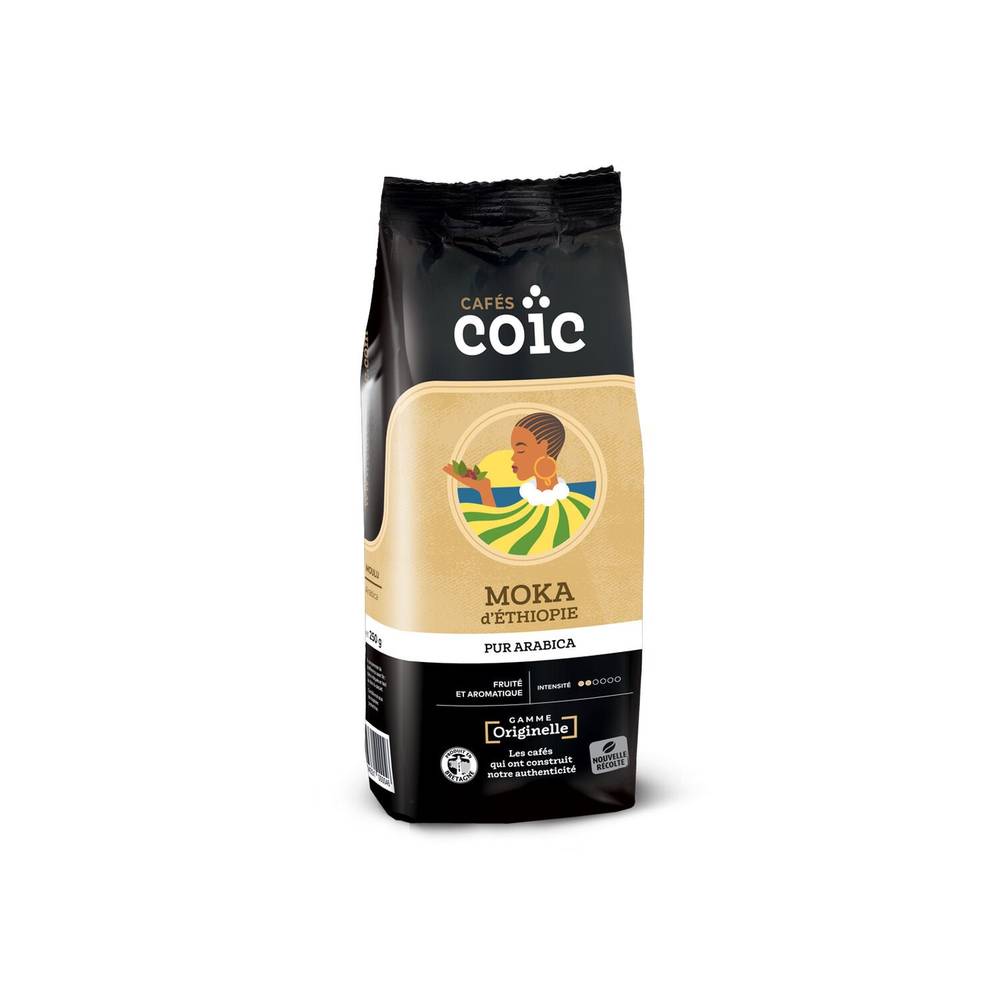 Cafés Coic - Café moulu le moka d'ethiopie (250 g)
