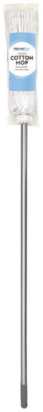 Homeline Comfort Grip Jumbo Cotton Deck Mops, 59 in