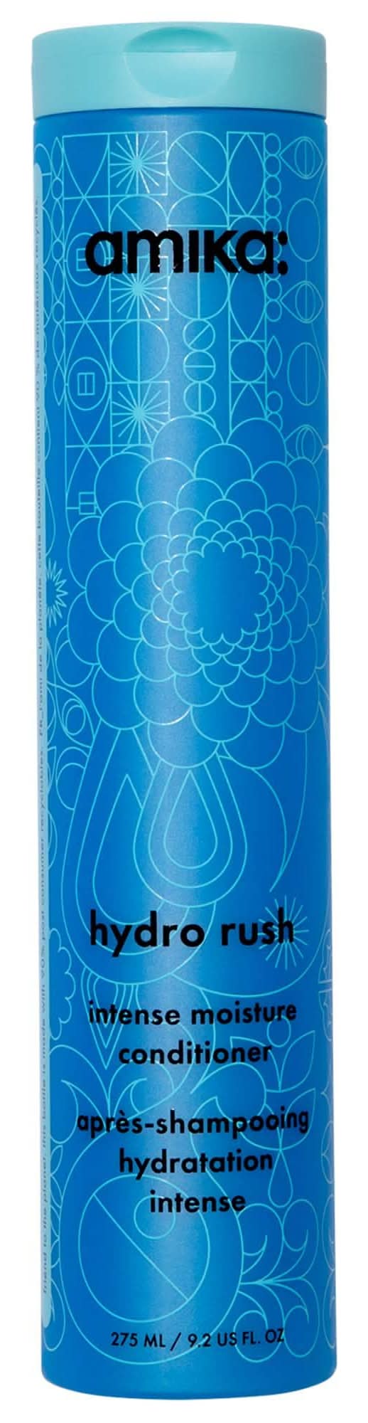 Amika Hydro Rush Intense Moisture Conditioner with Hyaluronic Acid 9.2 oz / 275 mL