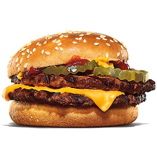 Order Double Cheeseburger food online from Burger King store, Wasilla on bringmethat.com