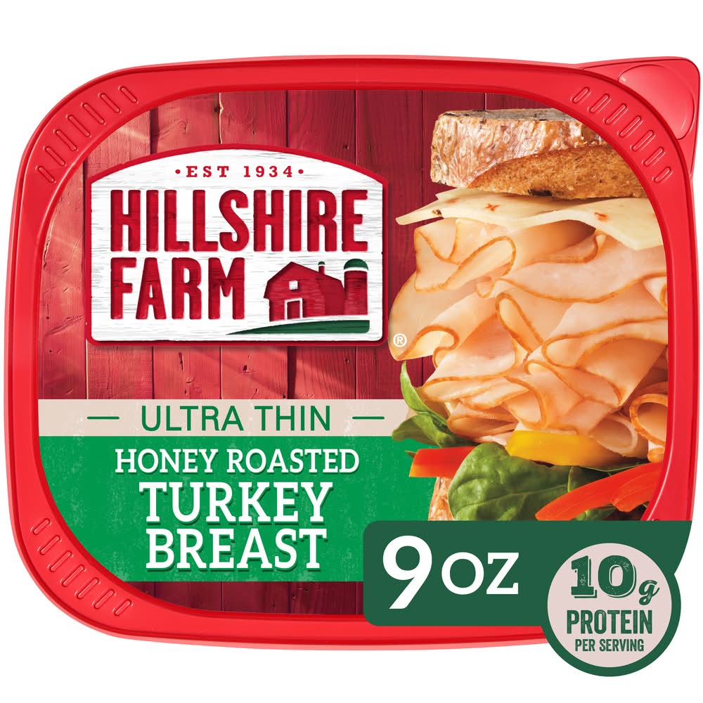 Hillshire Farm Ultra Thin Turkey Breast, Honey Roasted (255.15 g)