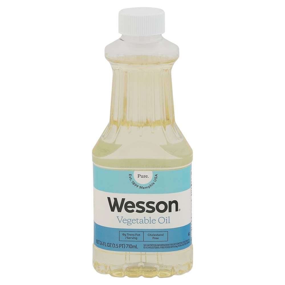 Wesson Pure Vegetable Oil (24 fl oz)