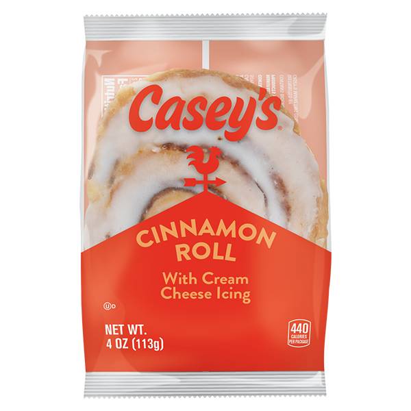 Casey's Baked Cinnamon Roll 4oz