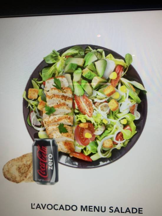 L’AVOCADO MENU SALADE