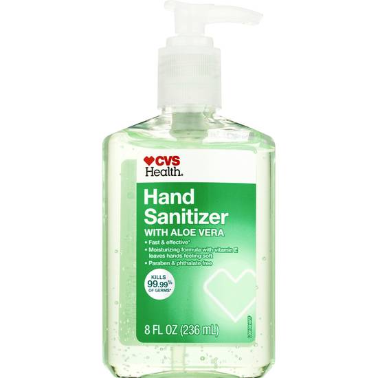 CVS Health Aloe Vera Hand Sanitizer, 8 OZ