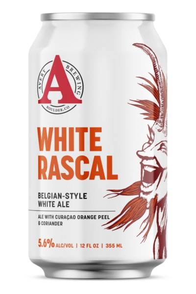 Avery Brewing Co. White Rascal Belgian Style White Ale Beer (6 ct, 24 fl oz)