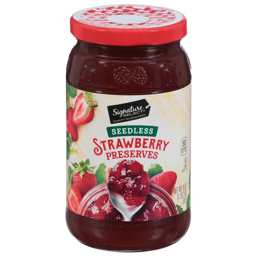 Signature Select Seedless Strawberry Preserves (18 oz)